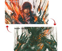 Ultra Pro Playmat - MTG Final Fantasy - Double-Sided - Clive, Ifrit’s Dominant / Ifrit, Warden of Inferno