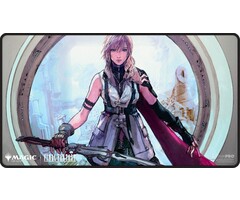 Ultra Pro Playmat - MTG Final Fantasy - Black Stitched - Lightning, Army of One