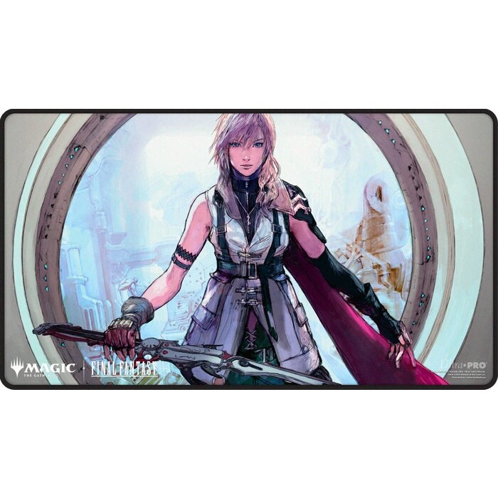Ultra Pro Playmat - MTG Final Fantasy - Black Stitched - Lightning, Army of One