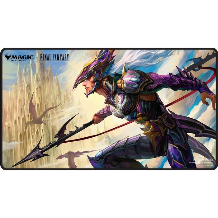 Ultra Pro Playmat - MTG Final Fantasy - Black Stitched - Kain, Traitorous Dragoon