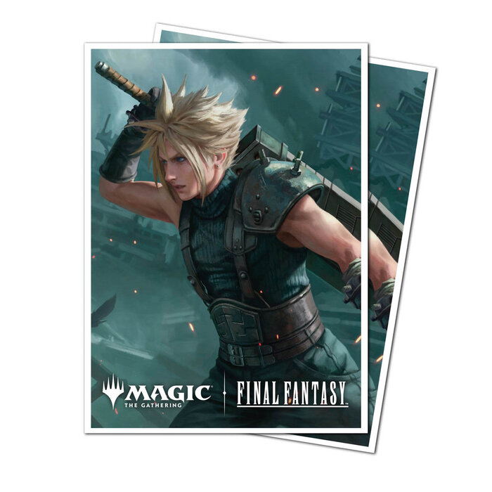 Ultra Pro Sleeves - 66x91mm - Ultra Pro Apex - 105/pk - MTG Final Fantasy - Cloud, Planet's Champion