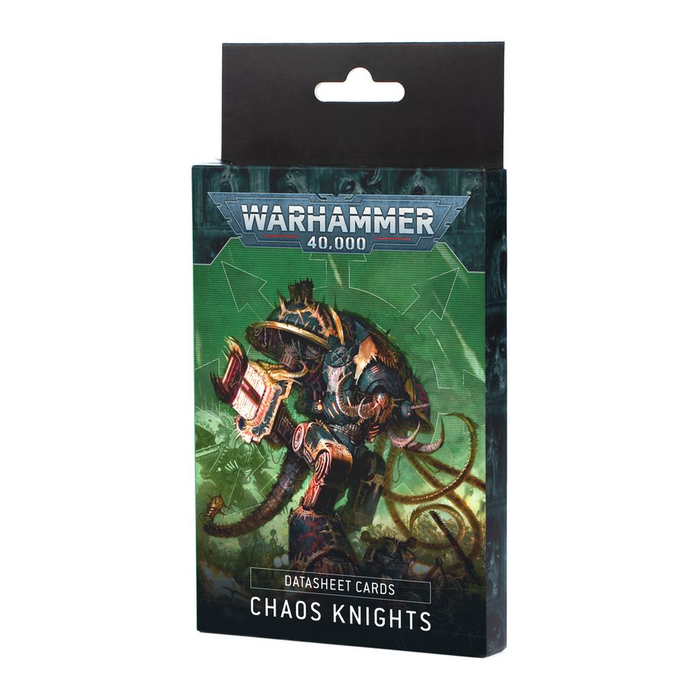 Games Workshop Warhammer 40K: Chaos Knights - Datasheet Cards