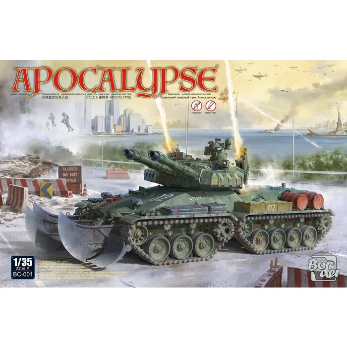 Misc Toys Soviet Apocalypse Tank Model Kit (1:35 Scale)
