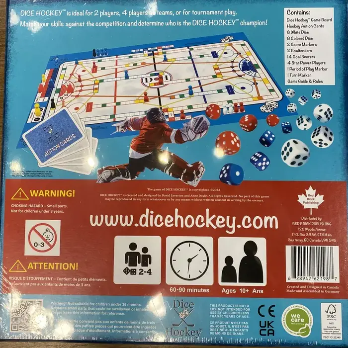 Red Brick Publishing Dice Hockey Challenge!