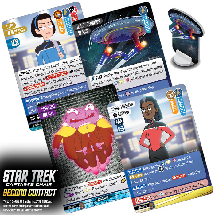 Wizkids/NECA LLC Star Trek: Captain's Chair - Second Contact Expansion