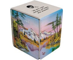 Ultra Pro Deck Box - Alcove Flip: Bob Ross - Mighty Mountain Lake