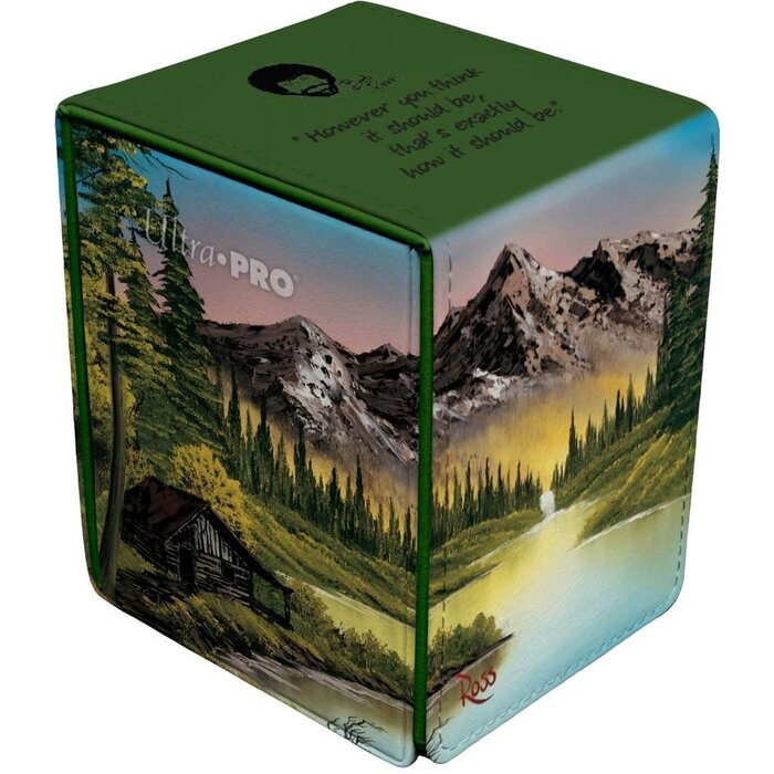 Ultra Pro Deck Box - Alcove Flip: Bob Ross - Mountain Retreat