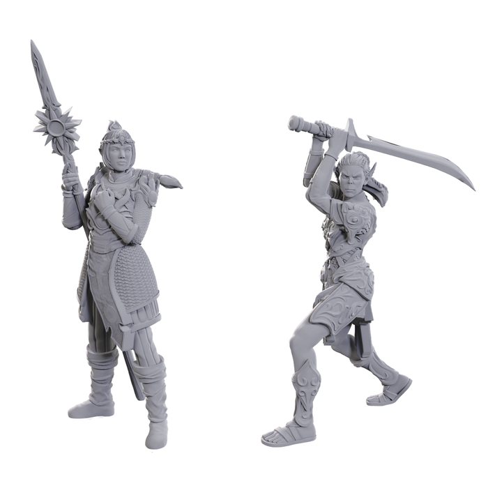 Wizkids/NECA LLC Special Edition Baldur's Gate 3 Miniatures: Lae'zel & Shadowheart