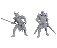 Wizkids/NECA LLC Special Edition Baldur's Gate 3 Miniatures: Ulder Ravengard & Zevlor