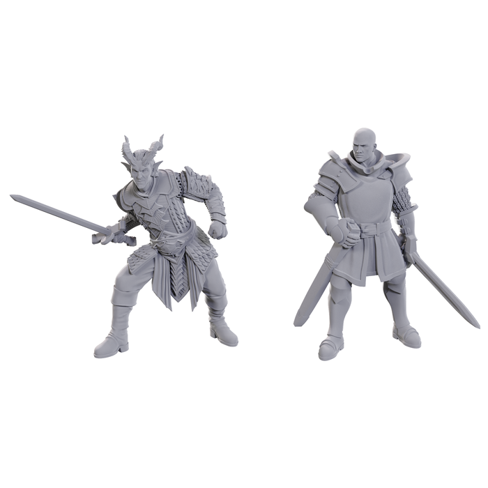 Wizkids/NECA LLC Special Edition Baldur's Gate 3 Miniatures: Ulder Ravengard & Zevlor