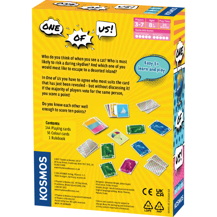 Thames and Kosmos One of Us!