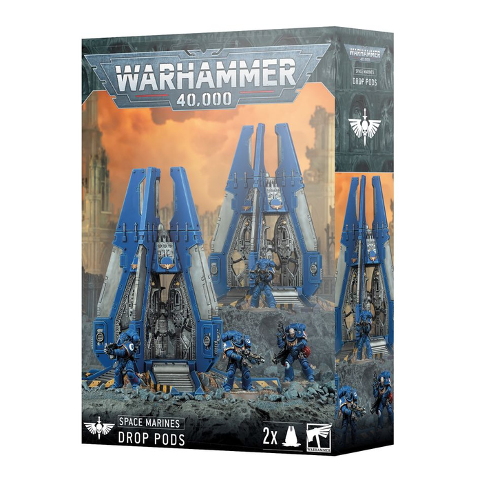 Games Workshop Warhammer 40K: Space Marines - Drop Pods (2)