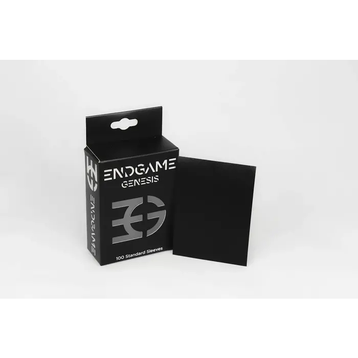 ENDGAME Sleeves - 66x92mm - ENDGAME - 100/pk - GENESIS - Obsidian Black