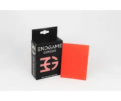 ENDGAME Sleeves - 66x92mm - ENDGAME - 100/pk - GENESIS - Poppy Red