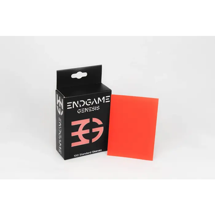 ENDGAME Sleeves - 66x92mm - ENDGAME - 100/pk - GENESIS - Poppy Red