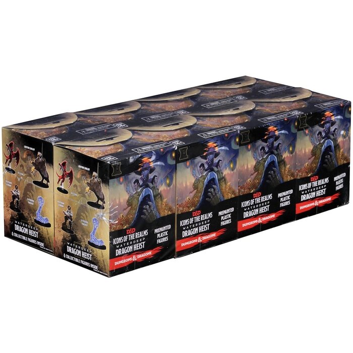 Wizkids/NECA LLC D&D  Icons of the Realms: Miniature Booster Brick - Waterdeep Dragon Heist