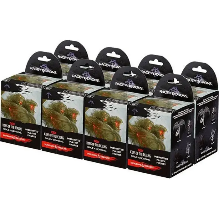 Wizkids/NECA LLC D&D  Icons of the Realms: Miniature Booster Brick - Rage of Demons