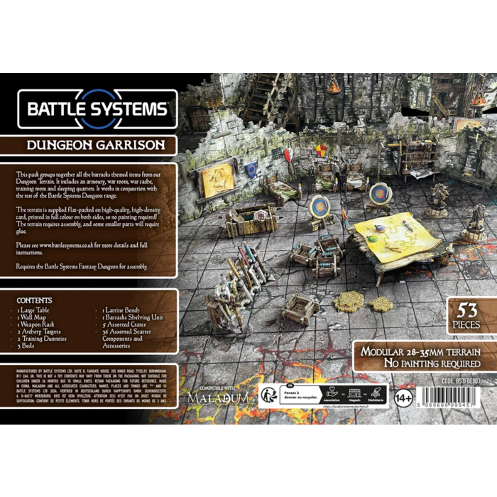 Battle Systems Battle Systems Fantasy: Dungeon Garrison