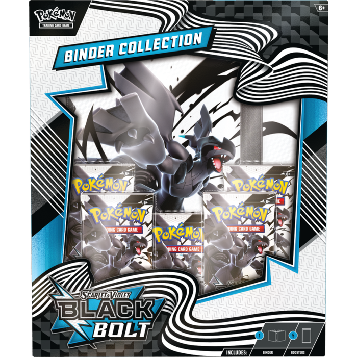 The Pokemon Company International Pokemon TCG - Scarlet & Violet: Black Bolt Binder Collection *LIMIT 1 PER HOUSEHOLD*