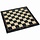 Chessboard  21" - Wooden Black Stained Burl Look