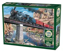 Cobble Hill Puzzles 1000 pcs - Stone Steel and Steam