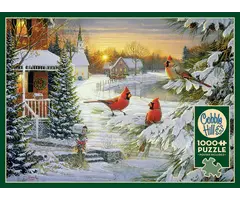 Cobble Hill Puzzles 1000 pcs - Sunset Cardinals