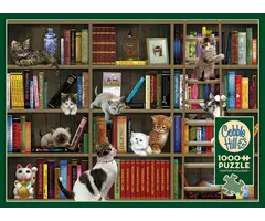 Cobble Hill Puzzles 1000 pcs - Kitty Librarians