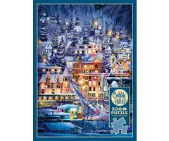 Cobble Hill Puzzles 500 pcs - Ski Town