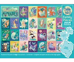 Cobble Hill Puzzles 350 pcs - Animal Alphabet (Family Puzzle)