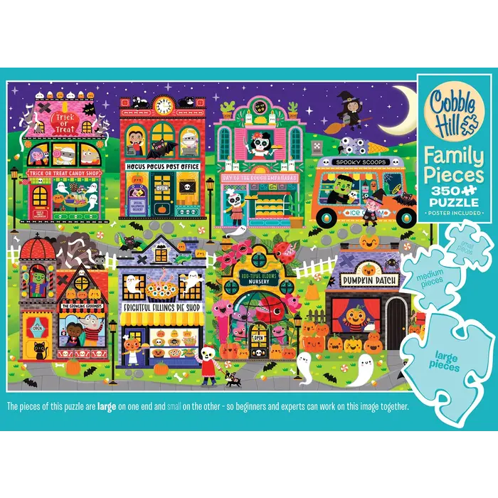Cobble Hill Puzzles 350 pcs - Boo Town (Family Puzzle)
