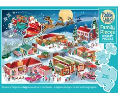 Cobble Hill Puzzles 350 pcs - Santa's Flyby (Family Puzzle)