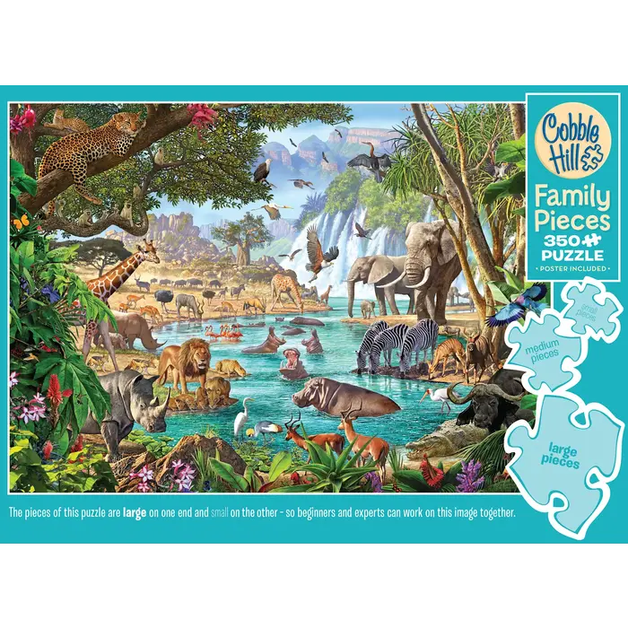 Cobble Hill Puzzles 350 pcs - River of Life (Family Puzzle)