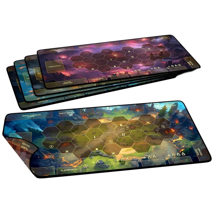 Awaken Realms Playmat - Dragon Eclipse: Arenas (Set of 5)