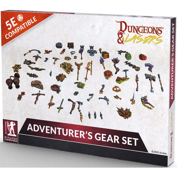 Archon Studio Dungeons & Lasers: Adventurer's Gear Set