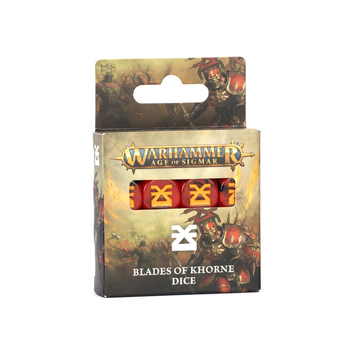 Games Workshop Warhammer Age of Sigmar: Blades of Khorne - Dice Set
