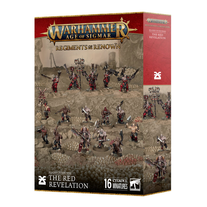 Games Workshop Warhammer Age of Sigmar: Blades of Khorne - Regiment of Renown: The Red Revelation