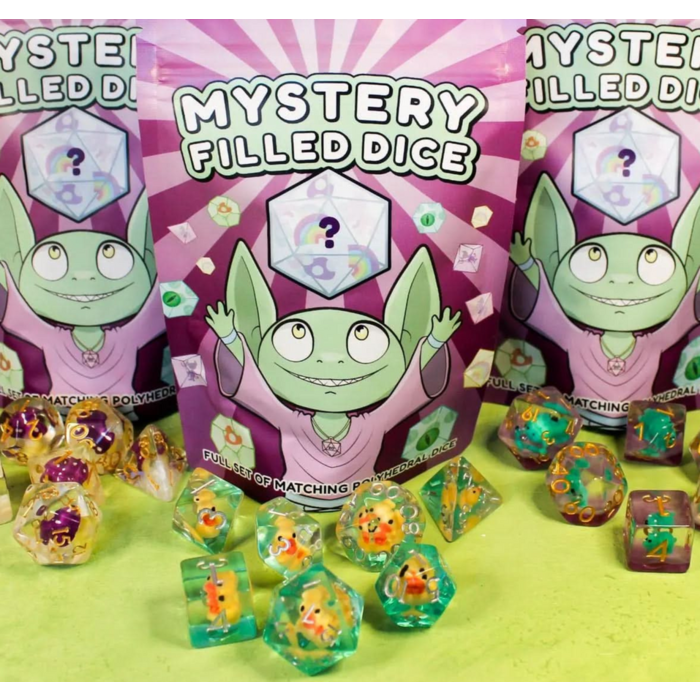 Mystery Dice Goblin Mystery Dice Goblin: 7-Piece Filled Dice Set