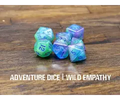 Adventure Dice 7-Piece RPG Dice Set: Wild Empathy