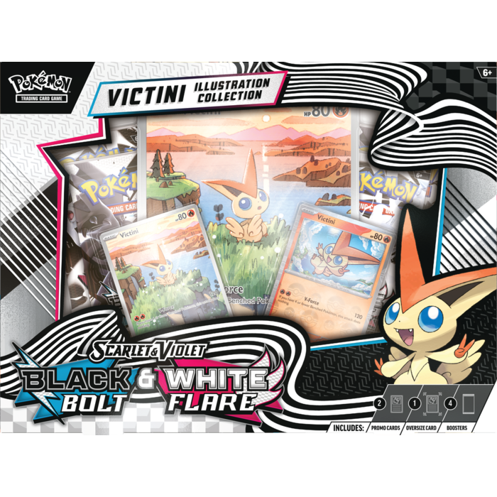 The Pokemon Company International Pokemon TCG - Scarlet & Violet: Unova Victini Illustration Collection *LIMIT 1 PER HOUSEHOLD*