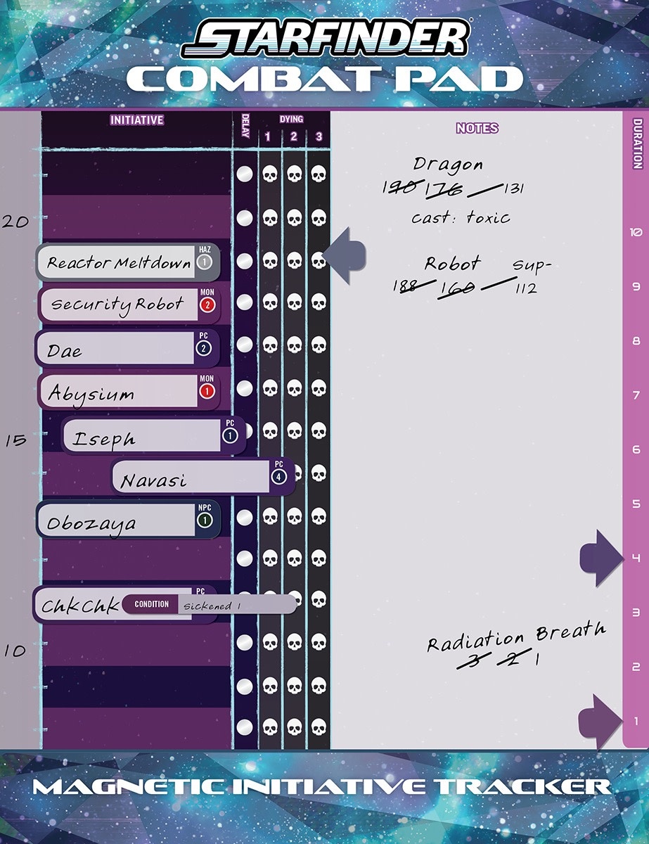 Paizo Publishing Starfinder RPG 2E: Combat Pad