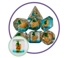 Mystery Dice Goblin 7-Piece RPG Dice Set: Mystery Dice Goblin - Raptor Egg