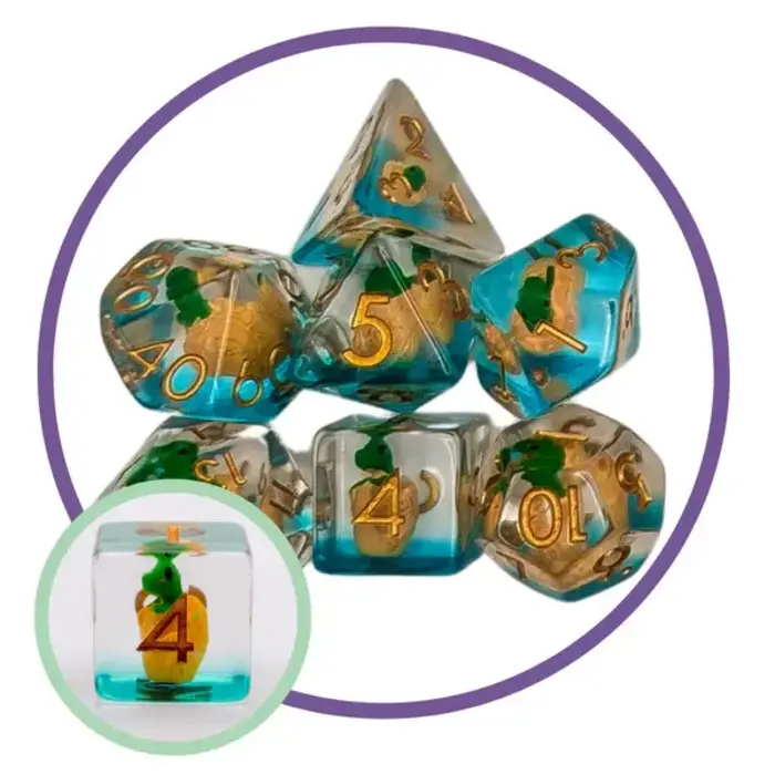 Mystery Dice Goblin 7-Piece RPG Dice Set: Mystery Dice Goblin - Raptor Egg
