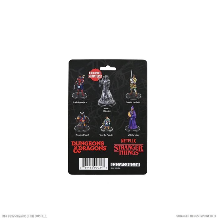 Wizkids/NECA LLC D&D Stranger Things: Painted Miniatures: Heroes of Hellfire