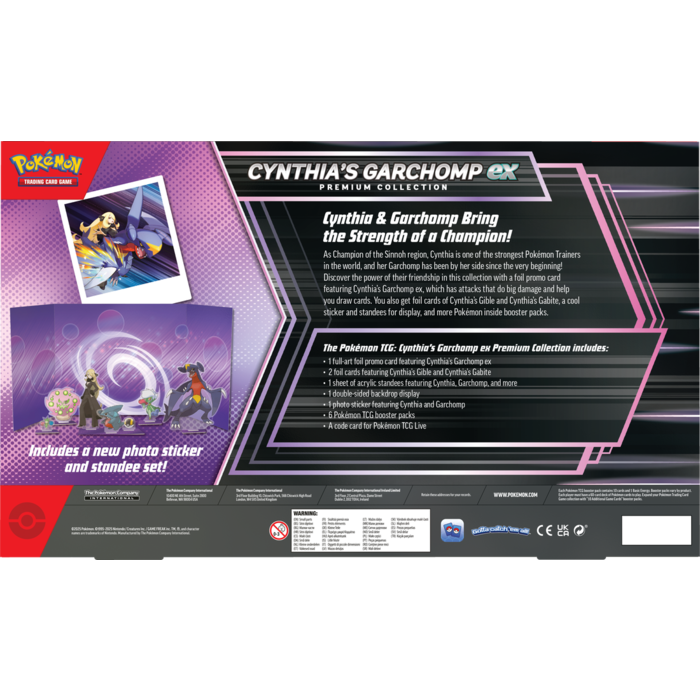 The Pokemon Company International Pokemon TCG - Scarlet & Violet: Cynthia's Garchomp ex Premium Collection *LIMIT 1 PER HOUSEHOLD*