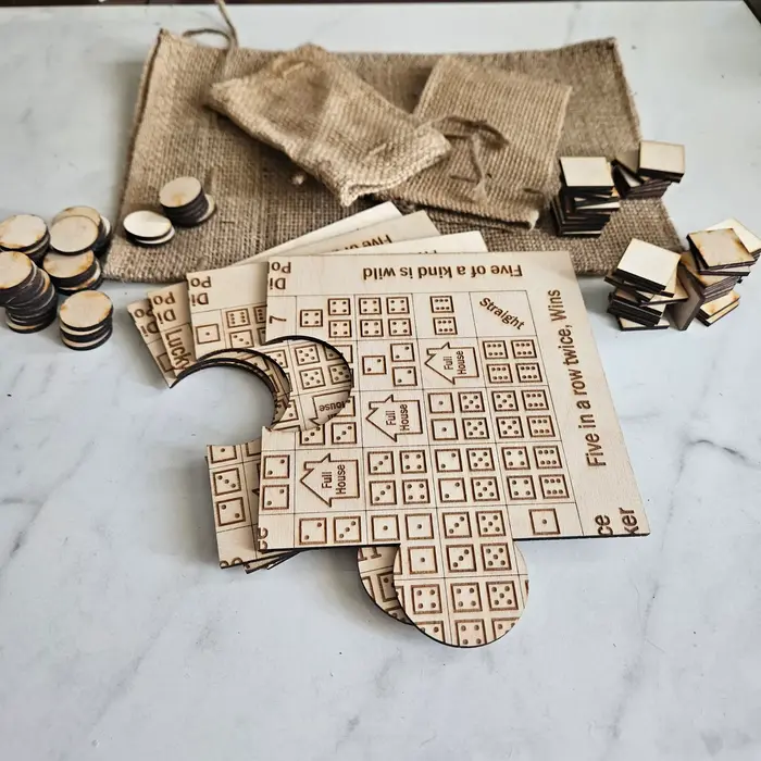 Woodnt It Be Nice If Travel Dice Poker