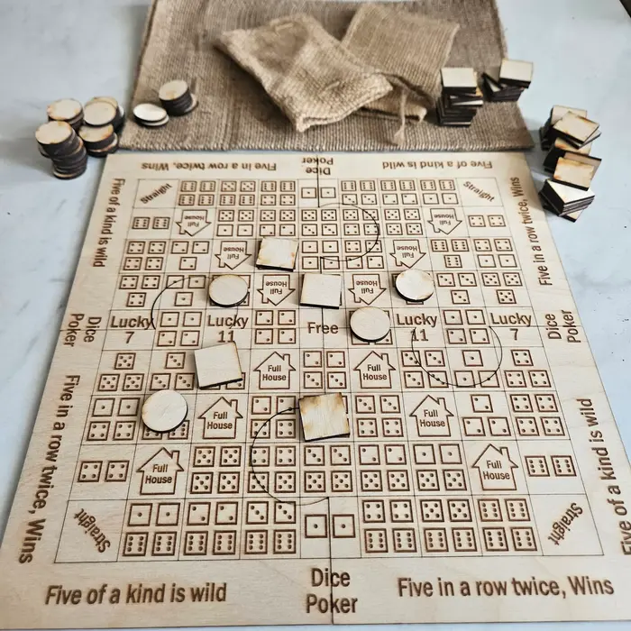 Woodnt It Be Nice If Travel Dice Poker