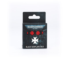 Games Workshop Warhammer 40K: Space Marines (Black Templars) - Dice Set (2025)