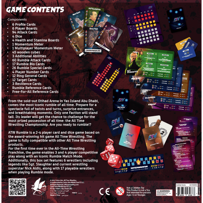 Misc Board Games All Time Wrestling: Rumble in Abu Dhabi