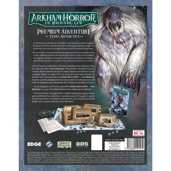 Edge Arkham Horror: The Roleplaying Game - Terra Antarctica