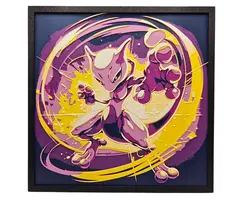 Canadian Gamer & BusyKikiBee Hueforge: Pokemon - Mewtwo (Dark)